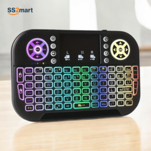 GearUP MK20 2.4GHz + Wireless Dual Mode RGB Backlit Rechargeable Mini Portable Keyboard With Touchpad