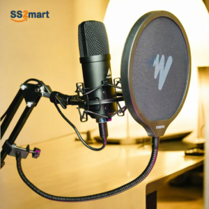 MAONO AU-A04 USB Microphone Combo Setup, Plug & Play USB Cardioid Podcast Condenser Microphone