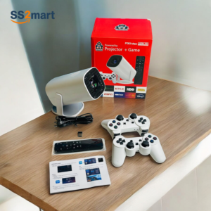 P30 Max Android 4K Projector + Game Console | 36,000+ Games | Ultra-Bright 8000 Lumens | WiFi 6 & Bluetooth 5.4 | Native 1280x720P, Supports 4K Decoding