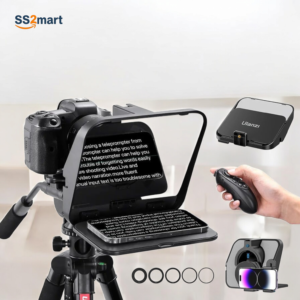 ULANZI RT02 Universal Teleprompter for Camera, Tablet, Smartphone with Remote Control